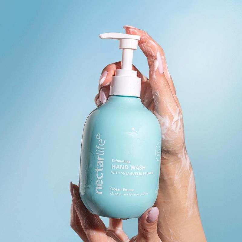 Exfoliating Hand Wash 14 oz - Cleansing Soap for Comfortable