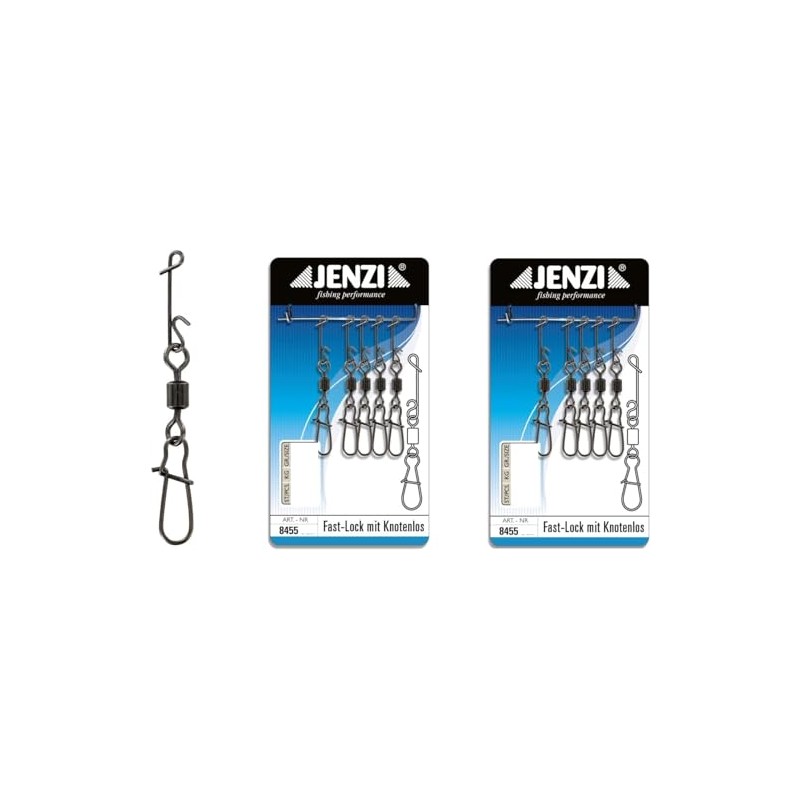 Set of 2 Packs (Total 10 Swivel Snap Hooks) Jenzi