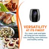 Elite Gourmet EAF5317D Digital 5.3Qt Hot Air Fryer 7 Menu