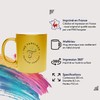 Fabulous Goldene Tasse aus verchromter Keramik - Abraham Lincoln USA