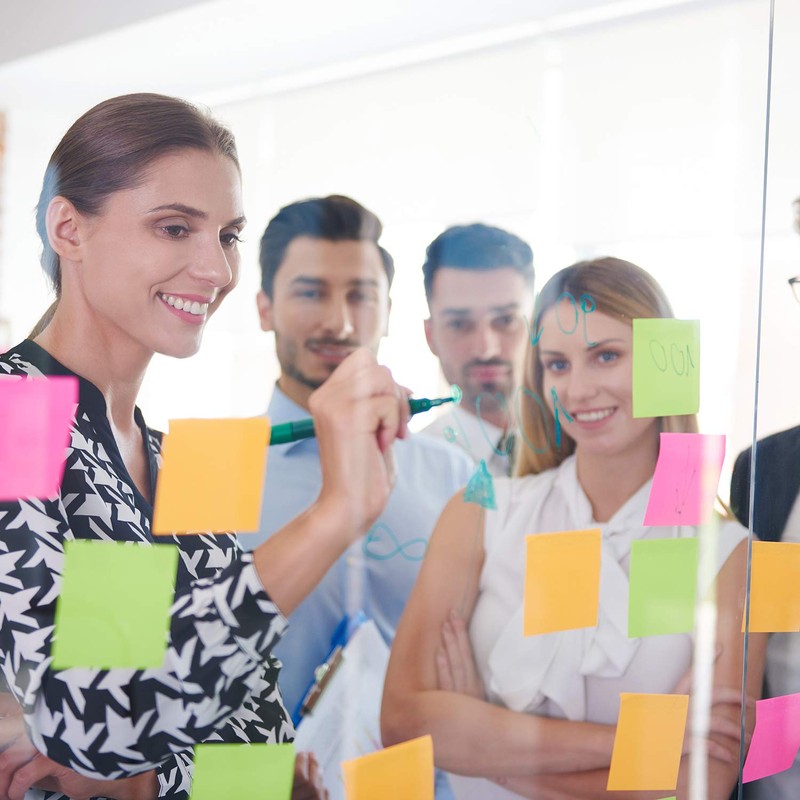 ZCZN Small Sticky Notes, 2in x 2in, 100 Sheets/Pad, 8