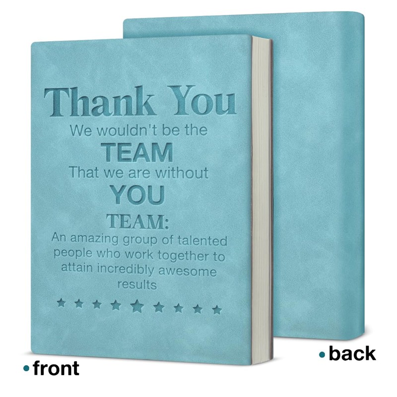 KTJGMBY Employee Appreciation Leather Journal Notebook Gifts, We Wouldn't Be
