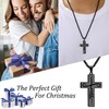 Gnamy Faith Cross Necklace for Men Male Him Teen Teenage