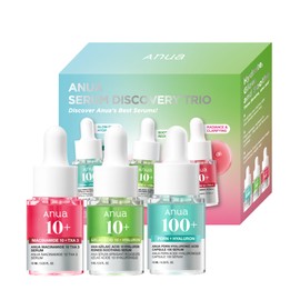 Anua Serum Discovery Trio, Mini Face Serum Travel Size Kit -10ml/0.33fl.oz × 3EA