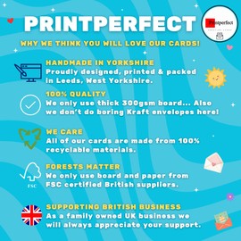 Printperfect dad birthday cards, happy birthday dad legend card, funny dad cards from son or daughter (BLUE Envelope)