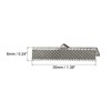 sourcing map Pack of 80 Ribbon Crimp Clamp End 35