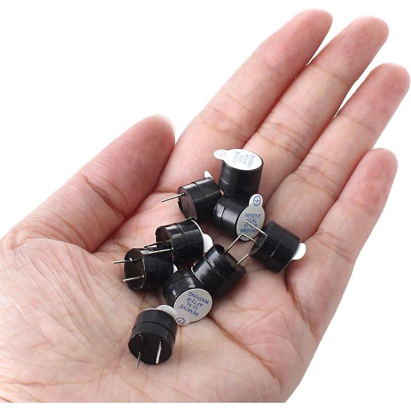VISSQH Electronic Buzzer, DC 5 V Active Piezo Buzzer Alarm