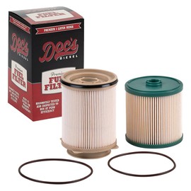 Doc's Diesel Fuel/Water Separator DGF430+DGF401 | Compatible with RAM 6.7L Cummins 2500, 3500, 4500, 5500 2019-2024 | Replaces 68157291AA, 68436631AA