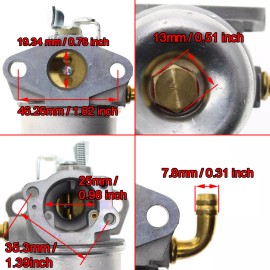 Carburetor For Husqvarna CRT 900 L 960930021 Tiller w/ B&S 12T402