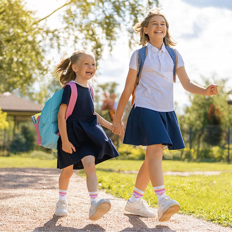 1 Paar Schulkind Socken Mädchen,Schulkind 2025 Mädchen Geschenk Einschulung Kinder