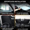 Windshield Sun Shade Compatible with Subaru Forester 2019-2024 Foldable Front