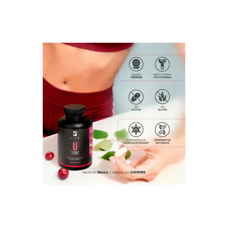 Tonic Mezcla Arándano Abedul Vitamina Cápsulas Complejo Apoyo Tracto Urinario
