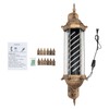 TFCFL 110V Barber Rotating Light,Barber Pole Retro Style Light,Hair Barber