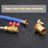 2 Stück 1/2 Zoll Messing Schlauchtülle 10mm Schlauchanschluss Innengewinde Schlauchverbinder