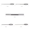 FZSSDAHP 2 Sets of Aluminum Alloy Drill Tackle Baiting Drill