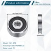sourcing map 1601-2RS Deep Groove Ball Bearing, 4pcs 5mm x