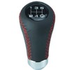 Universal 5-Speed Gear Lever Gear Knob with Red Stitching Including