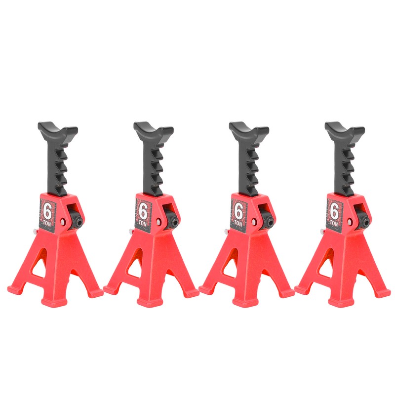4PCS Mini Jack Stand Adjustable Aluminum Alloy Scale Jack Stand