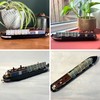 Thorness Detailed 20 cm wooden model channel narrow boat barge