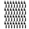 Pack of 24 Zip Zippers, Replacement Zipper for Zips, Zip