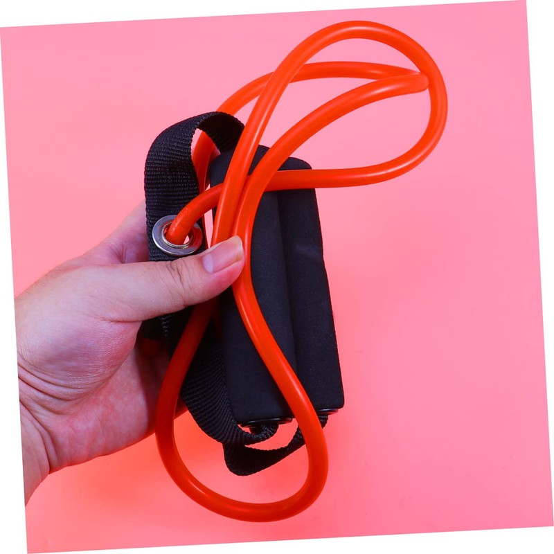 Abaodam 1Pc Elastic Yoga Resistance Bands with Handles Rope for