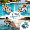 Inflatable Pool Lounge Chairs for Adults – Mesh Sling Water