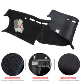 Car Dash Mat Dashmat Anti-Slip Mat Dashboard Pad UV Protective Cover for Suzuki Jimny 2019 2020 2021 2022 JB64 JB74 Sunshade Carpet Accessories