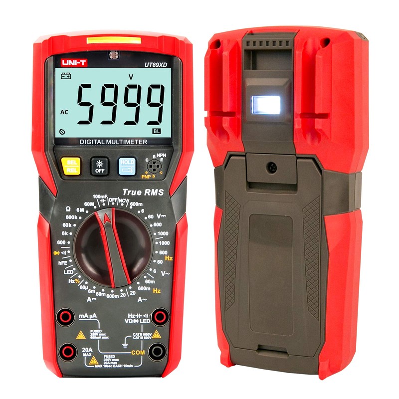 UT89XD Digital Multimeter True RMS AC DC Voltage Current Tester