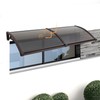 Window Door Awning Canopy,Awning for Door Window Exterior with Bracket,Front