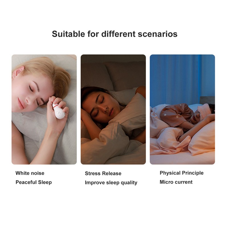 Compact Sleep Device Soothe Baby Relieve Anxiety Depression Reduction White