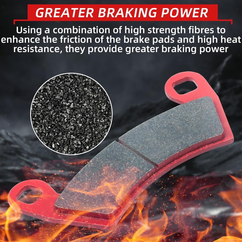 Upgraded Brake Pads Compatible with Polaris RZR XP 1000 EPS