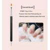 Metallic Nail Art Brushes Set, 6Pcs Double-Ended Thin Detail Art