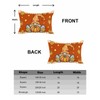 Fall Pillow Covers 20x12 Inch Set of 2 Pumpkin Gnome