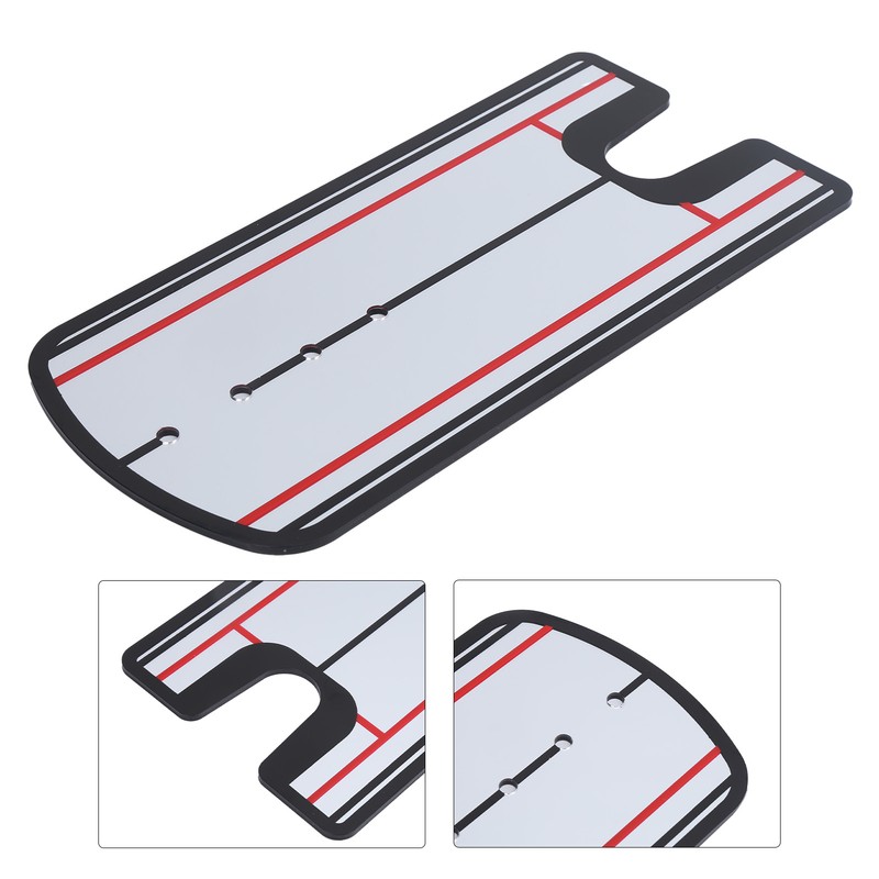 Golf Swing Straight Practice Mirror Portable Golf Putting Mirror Alignment