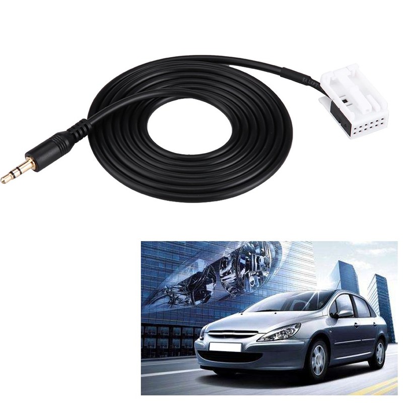 Keenso Car Aux Cable, Car Audio AUX Cable Adapter Auxiliary