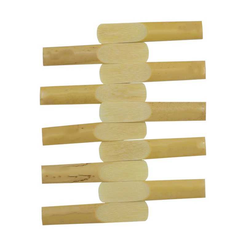 LADE 10Pcs Bamboo Reeds Strength 2.5 for Alto bE Sax