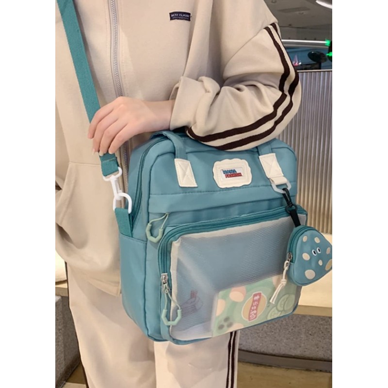 SMALLBLUER Purse Handbag JK Uniform Messenger Bag Lolita Shoulder Crossbody