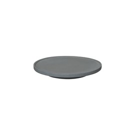 blomus Creto Soap Dish | Magnet Colour | Diameter 14 x 1.5 H cm | Soap Holder Made of Natural Concrete | Non-Slip Soap Dish in Grey