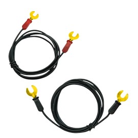 Funayama Professional Ground Wire, 2 Pack Ethernet Patch Ground Cord, Copper Solder Terminal Vehicle Ground Strap, 5-Feet Ground Cable Phonograph