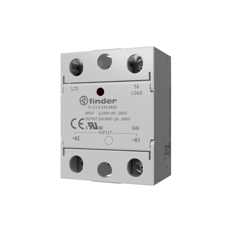 Finder Solid State Relay 77A190248250 25 A Switching Voltage (Max.):