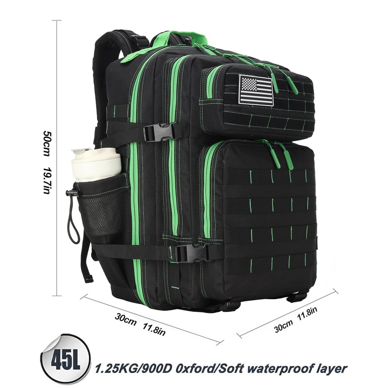 HongXingHai 9L Tactical Assault Backpack - Mini Fitness Hiking Backpack,