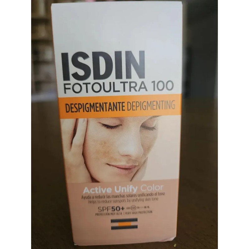 Bloqueador Foto Ultra 100 Isdin Active Unify Color Spf 50