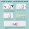 DRAWNCAT DIY Therian Mask Blank Cat Material Kit DIY Cat