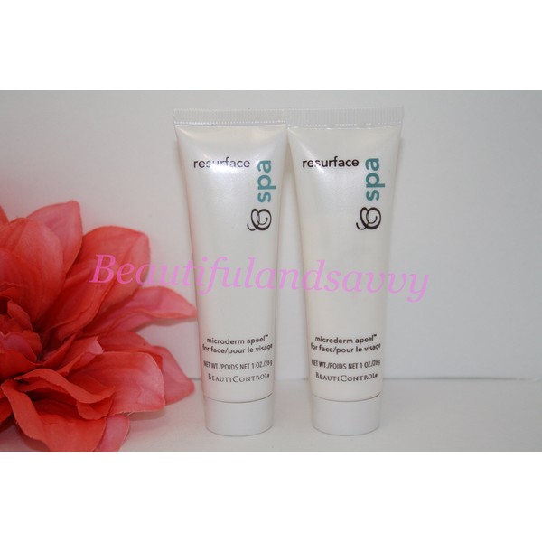 Beauticontrol Spa Resurface Microderm Apeel for Face (2- TRAVEL SIZE MINI's)