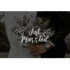 Just Married Car Decal - Beautiful & Luxurious Cursive Font