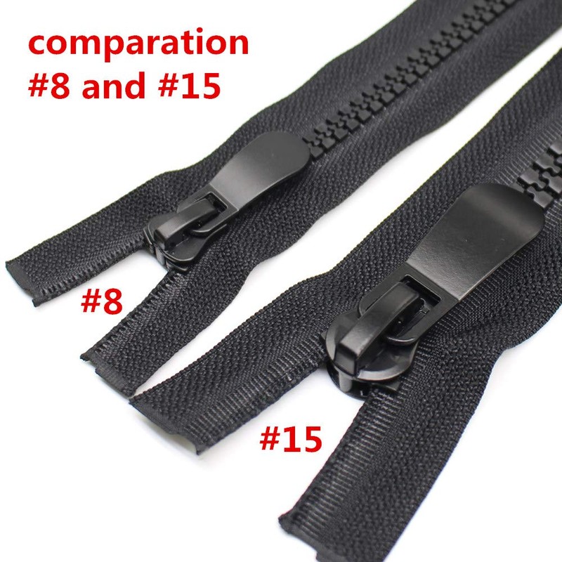 YaHoGa #8 26 Inch Two Way Separating Plastic Zippers for