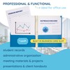 Blue Folders with Prongs, Blue Folders with Pockets and Prongs,