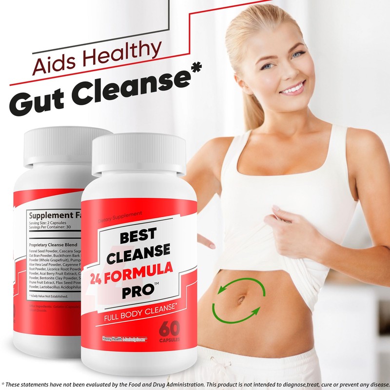 Best Cleanse 24 Formula Pro - Improved Formula Full Body