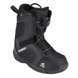 5th Element ST Mini ATOP Kid's Snowboard Boots (Black, 5)