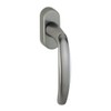 HOPPE Duraplus Atlanta Window Handle in Aluminium Steel (Secustik®)